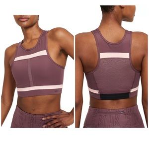 NWT Nike Dri-FIT Swoosh Run Division Training Longline Sports Bra Size Medium